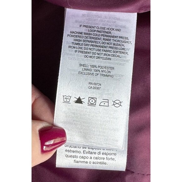 Columbia Women’s Sz L Bright Plum Hot Pink Full Zip Outdoor Jacket - Picture 6 of 13